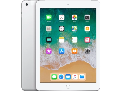 9.7-inch iPad (2018): Wi-Fi + Cellular, 128GB, Silver - MR732NF/A